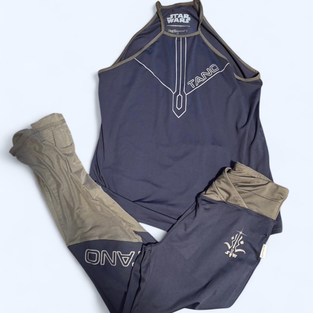 Star Wars Ahsoka Tano Tank and Leggings Workout Set